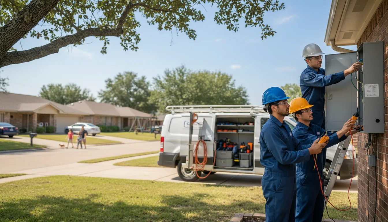 Certified electrician providing emergency electrical services in Fultondale, AL